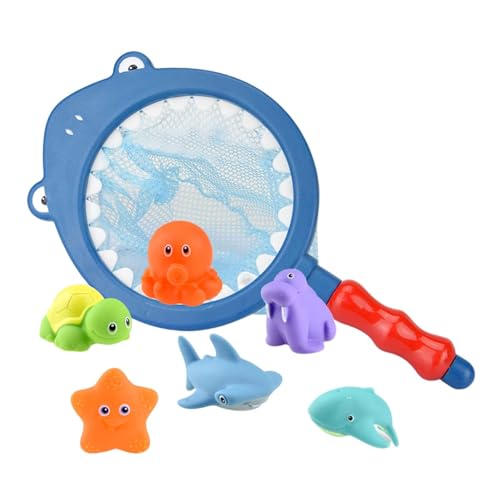 ISOYTERO 7pcs Haifisch Wurf und fangen Sie Netz mit Ball Bad Spielzeugset Shark Beach Ball Nets Patch Pool Spielzeug Fischereispielzeug für Sommer im Freien Badewanne Bad Baby Angel Spielzeug Ba Ba ISOYTERO 7pcs Haifisch Wurf und fangen Sie Netz mit Ball Bad Spielzeugset Shark Beach Ball Nets Patch Pool Spielzeug Fischereispielzeug für Sommer im Freien Badewanne Bad Baby Angel Spielzeug Ba Ba von ISOYTERO