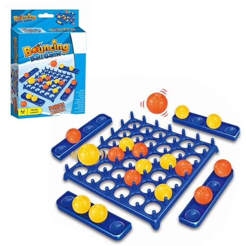 ISOYTERO Bounce Ball Game 6x2x9 '' Kinder & Erwachsene Interactive Bouncing Ball Game einfach zu spielende Tischspiele für soziale Interaktion Stressabbau und Fähigkeitenentwicklung von ISOYTERO