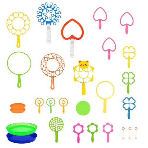 ISOYTERO Bubble Stabs Set Summer Big Bubble Stäbchen mit Tablett lustig Machen Spielzeug für Kinder Geschenke Geburtstagsfeier Gunst 28 PCs Hersteller von ISOYTERO