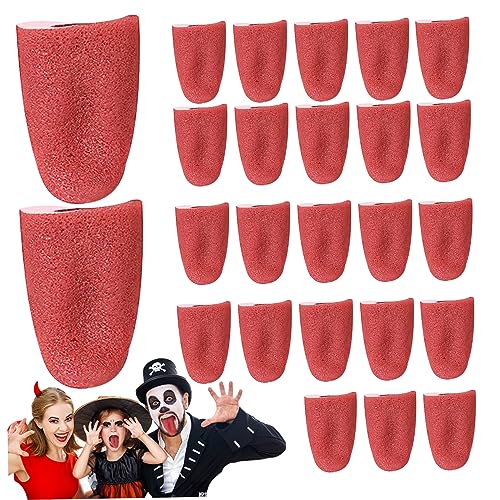 ISOYTERO Falsche Zunge 25pcs Halloween TPR realistisch dehnbar schreckliche falsche Zungen Halloween Requisite für Streichzaubertrick Fälsch ISOYTERO Falsche Zunge 25pcs Halloween TPR realistisch dehnbar schreckliche falsche Zungen Halloween Requisite für Streichzaubertrick Fälsch von ISOYTERO