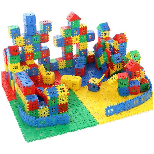 ISOYTERO Ineinandergreifende Bausteine 100pcs/Bag Fun-Bildungsbausteine Interaktive Eltern-Kind-Spielzeug PP-Geruchsfreiheit für unglaubliche Spielzeuge für 3+ Jahre alt ISOYTERO Ineinandergreifende Bausteine 100pcs/Bag Fun-Bildungsbausteine Interaktive Eltern-Kind-Spielzeug PP-Geruchsfreiheit für unglaubliche Spielzeuge für 3+ Jahre alt von ISOYTERO