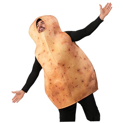 ISOYTERO Kartoffelkostüm Halloween erwachsene Männer Frauen Lebensmittel Kostüm Rollenspiel Spaß Food -Anzug für Cosplay -Themen Party Halloween Thanksgiving ISOYTERO Kartoffelkostüm Halloween erwachsene Männer Frauen Lebensmittel Kostüm Rollenspiel Spaß Food -Anzug für Cosplay -Themen Party Halloween Thanksgiving von ISOYTERO
