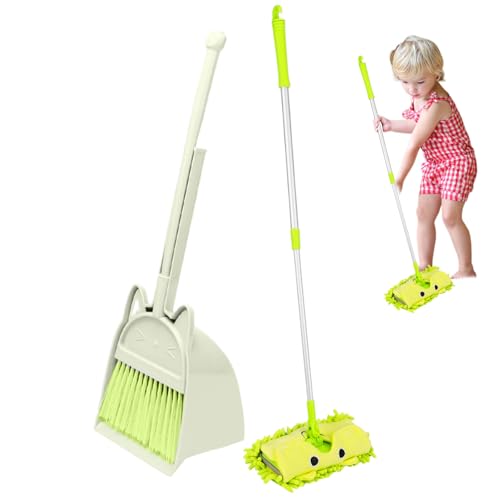 ISOYTERO Kleinkindreinigungsset umfasst Besen, Staubpan und Mop Cute Cat Kids Cleaning Set Developmental Kids Toy für Heimkindergarten, so tun Spiele Kleinkind ISOYTERO Kleinkindreinigungsset umfasst Besen, Staubpan und Mop Cute Cat Kids Cleaning Set Developmental Kids Toy für Heimkindergarten, so tun Spiele Kleinkind von ISOYTERO