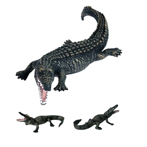 ISOYTERO Krokodilspielzeug Kleine realistische Krokodil-Figur-Spielzeug UV-resistente Kunststoff Wildtiere Alligator Künstliche Tier für Kinder, Kinder Spielen Geburtstagsfeier Style1Toy ISOYTERO Krokodilspielzeug Kleine realistische Krokodil-Figur-Spielzeug UV-resistente Kunststoff Wildtiere Alligator Künstliche Tier für Kinder, Kinder Spielen Geburtstagsfeier Style1Toy von ISOYTERO