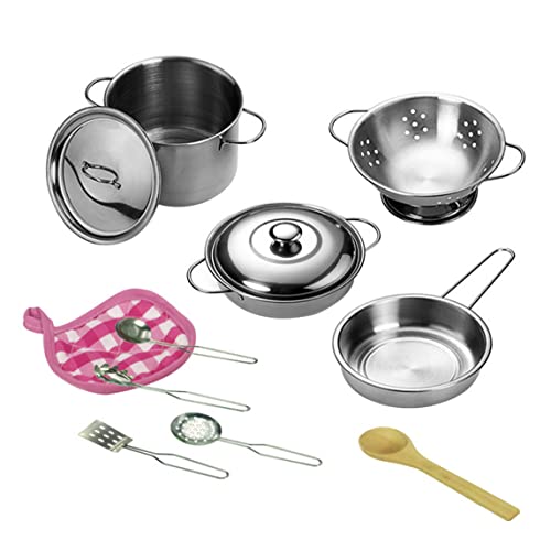 ISOYTERO Little Chef täuscht Play Accessoires Kochgeschirrset für Kinder Kleinkinder Spielzeug 12pcs 1 ISOYTERO Little Chef täuscht Play Accessoires Kochgeschirrset für Kinder Kleinkinder Spielzeug 12pcs 1 von ISOYTERO