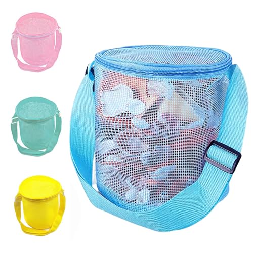 ISOYTERO Mesh Beach Bags Kinder sammeln Beschussbeutel Sandspielzeughalterbeutel mit verstellbarem Riemen 4pcs Mesh Beach ISOYTERO Mesh Beach Bags Kinder sammeln Beschussbeutel Sandspielzeughalterbeutel mit verstellbarem Riemen 4pcs Mesh Beach von ISOYTERO