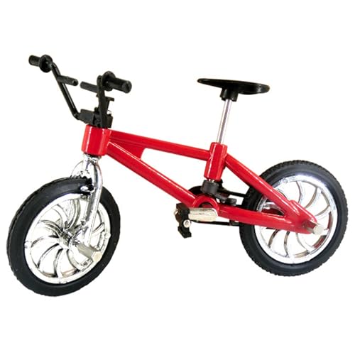 ISOYTERO Mini BMX Bike 4.1x2.8 '' Realistisches Leichtmetallfingerrad mit authentischem Details sammelbares Miniaturspielzeug für Puppenhäuser und Foto -Requisiten Mini BMX von ISOYTERO
