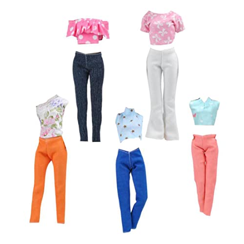 ISOYTERO Puppenkleidung Set Casual Wear Kleidung Outfits Set Puppenkleidung Ersatz für 29cm Kinderpuppen 5set Tuch ISOYTERO Puppenkleidung Set Casual Wear Kleidung Outfits Set Puppenkleidung Ersatz für 29cm Kinderpuppen 5set Tuch von ISOYTERO