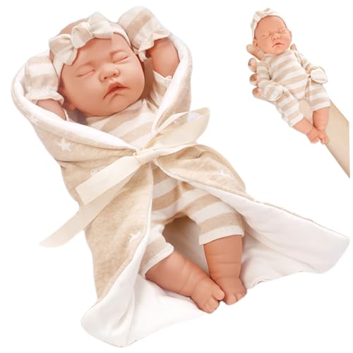 ISOYTERO Realistische Babypuppe, 12 Zoll weiche Vinyl Neugeborene Babypuppe, Möglichkeit ISOYTERO Realistische Babypuppe, 12 Zoll weiche Vinyl Neugeborene Babypuppe, Möglichkeit von ISOYTERO
