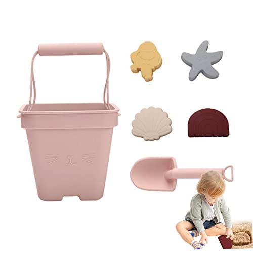 ISOYTERO Sandspielzeug Sandkastenform Eimer und Spatensatz Strandspielzeug für Kinder Kleinkinder Jungen Mädchen 6pcs Sand Sand ISOYTERO Sandspielzeug Sandkastenform Eimer und Spatensatz Strandspielzeug für Kinder Kleinkinder Jungen Mädchen 6pcs Sand Sand von ISOYTERO