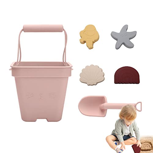 ISOYTERO Sandspielzeug Sandkastenform Eimer und Spatensatz Strandspielzeug für Kinder Kleinkinder Jungen Mädchen 6pcs Sand Sand ISOYTERO Sandspielzeug Sandkastenform Eimer und Spatensatz Strandspielzeug für Kinder Kleinkinder Jungen Mädchen 6pcs Sand Sand von ISOYTERO