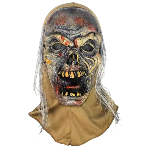 ISOYTERO Scary Halloween Mask Realistic Skeleton Ghost gruselige Halloween -Mask -Neuheit für Haunted House Party Cosplay ISOYTERO Scary Halloween Mask Realistic Skeleton Ghost gruselige Halloween -Mask -Neuheit für Haunted House Party Cosplay von ISOYTERO