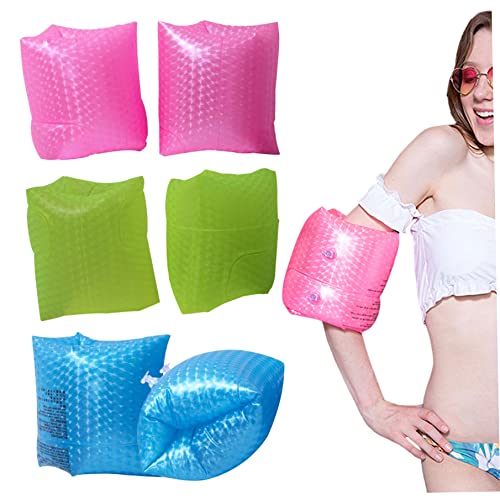 ISOYTERO Schwimmarmbänder Rollen ups Schwimmarm Ringe aufblasbare Schwimmarmband Schwimmtraining für Kinder Erwachsene 3pairs aufblasbare Armbinden ISOYTERO Schwimmarmbänder Rollen ups Schwimmarm Ringe aufblasbare Schwimmarmband Schwimmtraining für Kinder Erwachsene 3pairs aufblasbare Armbinden von ISOYTERO