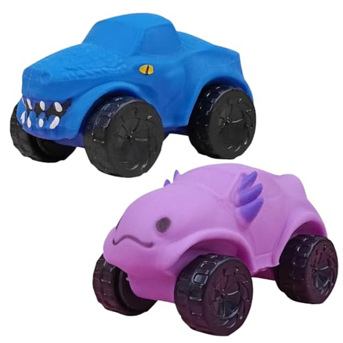 ISOYTERO Spielzeugautos, 2pcs süße Dinosaurierautos, Prise und Pressable Langsame Rebound -Spielzeug, dehnbares Bildungsspielzeug für Kinder ISOYTERO Spielzeugautos, 2pcs süße Dinosaurierautos, Prise und Pressable Langsame Rebound -Spielzeug, dehnbares Bildungsspielzeug für Kinder von ISOYTERO