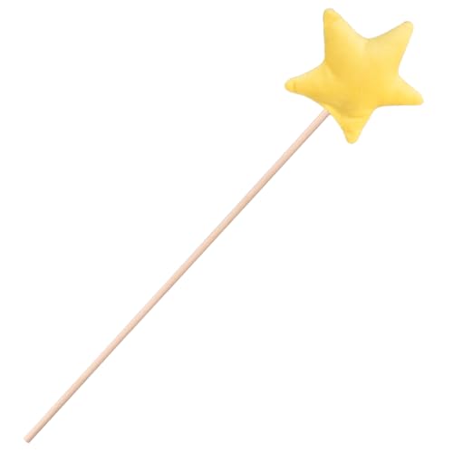 ISOYTERO Starwand 13.8x3.2 '' charmantes Stoff Star Fairy Fairy Zauberstab leicht zu winken tragbare Prinzessin Mix & Match für Dress-up-Auftritte Geburtstagsfeiern und Festivals von ISOYTERO