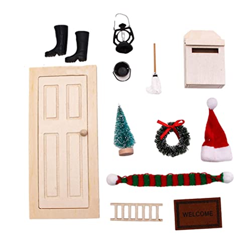 ISOYTERO Weihnachtspuppenhausmöbel 12pcs Simulation Mini Weihnachtsbaumtür Leiter Mailbox Gartenmöbel Puppenhaus Accessoires Style 2 Weihnachtspuppenhaus ISOYTERO Weihnachtspuppenhausmöbel 12pcs Simulation Mini Weihnachtsbaumtür Leiter Mailbox Gartenmöbel Puppenhaus Accessoires Style 2 Weihnachtspuppenhaus von ISOYTERO