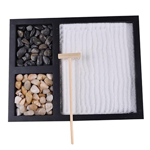 ISOYTERO Zen Sandtisch Dekoration Mini Desktop Zen Harz Crafts Ornamente Gartenzubehör von ISOYTERO