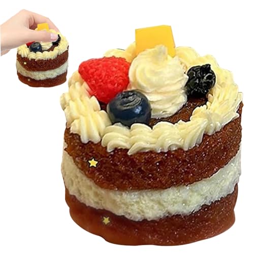 Squeeze Toy Realistic niedliche Geburtstagstorte langsam aufsteigende Stressabbauspielzeug, weiche, quetschbare Silikon 2.36x1.77 Zoll Lebensmittel -Squeeze -Spielzeug für Kinder Erwachsene Geschenk Squeeze Toy Realistic niedliche Geburtstagstorte langsam aufsteigende Stressabbauspielzeug, weiche, quetschbare Silikon 2.36x1.77 Zoll Lebensmittel -Squeeze -Spielzeug für Kinder Erwachsene Geschenk von ISOYTERO