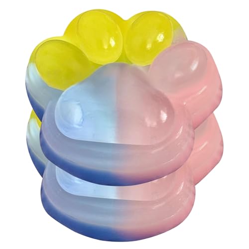 Squeeze Toys 2pcs niedliche weiche Dekompression Katzen Paw 3Color Sensory Stress Relief Toy für Kinder Erwachsene Squeeze Toys 2pcs niedliche weiche Dekompression Katzen Paw 3Color Sensory Stress Relief Toy für Kinder Erwachsene von ISOYTERO