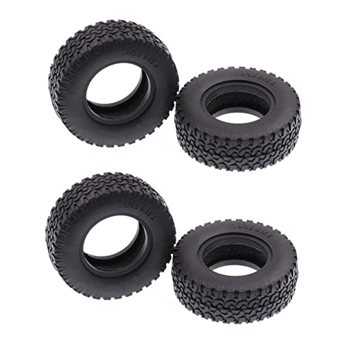 ISTOVO 4 Stück 1,55 Gummi Reifen für 1/14 Rm8 Baja RC Rock Crawler Ferngesteuerte Autoreifen von ISTOVO