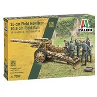 ITALERI 510007082 1:72 15cm FieldHowitzer/ 10,5cm FieldGun von ITALERI