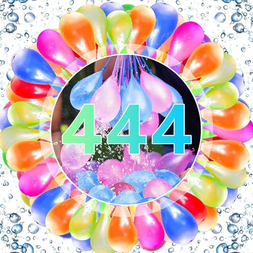Wasserbomben Selbstschließend 444 Stück Wasserballons Water Balloons Bunt Wasserbombe Wasserluftballon Schnellfüller Wasser Bomben Wasserbomben Kinder für Sommer Pool Party Wasserbomben Selbstschließend 444 Stück Wasserballons Water Balloons Bunt Wasserbombe Wasserluftballon Schnellfüller Wasser Bomben Wasserbomben Kinder für Sommer Pool Party von ITJMRJP