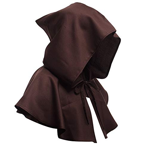 Kapuze Mittelalter Gugel Ritter Halloween Kostüm Mönchskapuze Zauberer Mönch Haube Hexe Hexenmeister Hexenhut Nonne Hut Cosplay Halloweenkostüm Heidnisch Mönchshaube Mottoparty Karneval Fasching Kapuze Mittelalter Gugel Ritter Halloween Kostüm Mönchskapuze Zauberer Mönch Haube Hexe Hexenmeister Hexenhut Nonne Hut Cosplay Halloweenkostüm Heidnisch Mönchshaube Mottoparty Karneval Fasching von ITODA