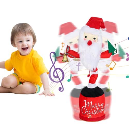 Weihnachtsfigur Sprechend Tanzend Plüschtier Leuchtend Weihnachtsdeko Nachsprechen Plüschpuppe Weihnachten Dekofigur Singend Wiederholen Spielzeug Musikalisch Puppe für Deko Geschenk Weihnachtsmann Weihnachtsfigur Sprechend Tanzend Plüschtier Leuchtend Weihnachtsdeko Nachsprechen Plüschpuppe Weihnachten Dekofigur Singend Wiederholen Spielzeug Musikalisch Puppe für Deko Geschenk Weihnachtsmann von ITODA