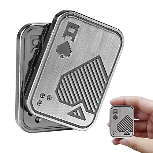 ITOKEY EDC Fidget Toys, Metall Fidget Slider, Schreibtisch Spielzeug für Männer, Poker Push Card, Cool Haptic Coin Office Clicker, Angst Autismus ADHS Geschenke für Erwachsene Teens ITOKEY EDC Fidget Toys, Metall Fidget Slider, Schreibtisch Spielzeug für Männer, Poker Push Card, Cool Haptic Coin Office Clicker, Angst Autismus ADHS Geschenke für Erwachsene Teens von ITOKEY