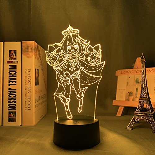Genshin Impact Paimon Anime Figur für Kinder Schlafzimmer Dekor Geburtstagsgeschenk Zimmer Schreibtisch Manga Geburtstagsgeschenk für Jungen Mädchen L-184 von ITOMUN