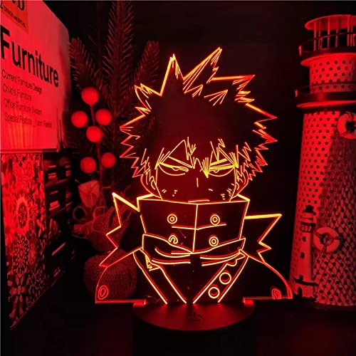 ITOMUN Academia Katsuki Bakugo Anime Figur Spielfigur Cartoon Geschenke für Freunde Spielzimmer Tischdekoration Manga Geschenk Weihnachten Geburtstag Kinder Schlafzimmer L-035 von ITOMUN