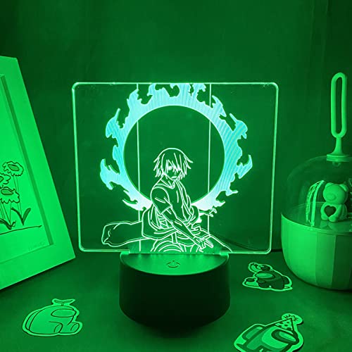 ITOMUN Benimaru Shinmon Anime Figur für Kinder Schlafzimmer Dekor Geburtstagsgeschenk Zimmer Schreibtisch 3D Manga Geburtstagsgeschenk für Jungen Mädchen L-259 von ITOMUN
