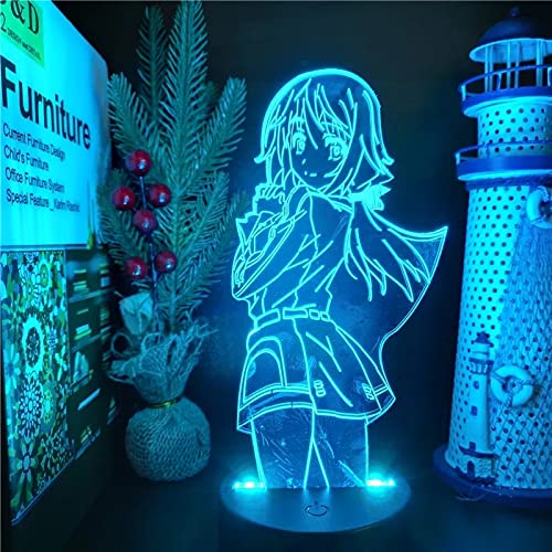 ITOMUN Charlotte Dunois Anime Figur für Kinder Schlafzimmer Dekor Geburtstagsgeschenk Zimmer Schreibtisch 3D Manga Geburtstagsgeschenk für Jungen Mädchen L-268 von ITOMUN
