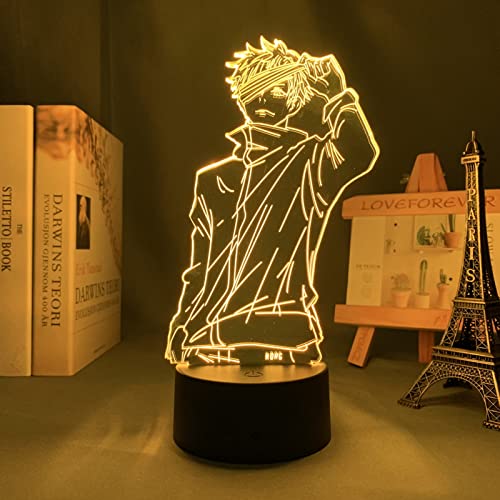 ITOMUN Jujutsu Kaisen Satoru Gojo Anime Figur für Kinder Schlafzimmer Dekor Geburtstagsgeschenk Zimmer Schreibtisch 3D Manga Geburtstagsgeschenk für Jungen Mädchen L-085 ITOMUN Jujutsu Kaisen Satoru Gojo Anime Figur für Kinder Schlafzimmer Dekor Geburtstagsgeschenk Zimmer Schreibtisch 3D Manga Geburtstagsgeschenk für Jungen Mädchen L-085 von ITOMUN