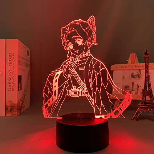 ITOMUN Kochou Shinobu Anime Figur für Kinder Schlafzimmer Dekor Geburtstagsgeschenk Zimmer Schreibtisch 3D Manga Geburtstagsgeschenk für Jungen Mädchen L-103 von ITOMUN