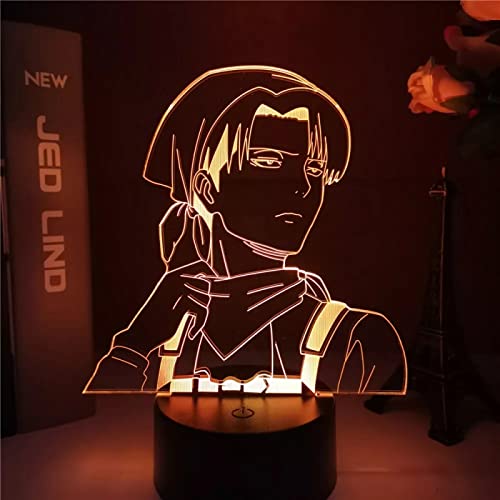 ITOMUN Levi Ackerman Figur 3D Anime Hunter X Hunter Spielfigur Cartoon Geschenke für Freunde Spielzimmer Tischdekoration Manga Geschenk Weihnachten Geburtstag Kinder Schlafzimmer L-135 von ITOMUN