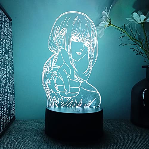 ITOMUN Makima Chainsaw Figur 3D Anime Hunter X Hunter Spielfigur Cartoon Geschenke für Freunde Spielzimmer Tischdekoration Manga Geschenk Weihnachten Geburtstag Kinder Schlafzimmer L-165 von ITOMUN