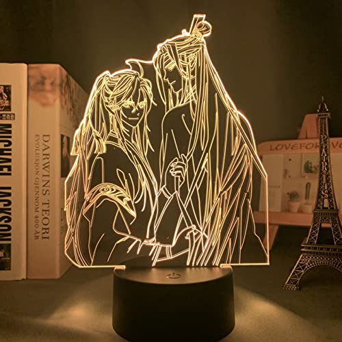 ITOMUN Mo Dao Zu Shi Anime Figur für Kinder Schlafzimmer Dekor Geburtstagsgeschenk Zimmer Schreibtisch 3D Manga Geburtstagsgeschenk für Jungen Mädchen L-271 von ITOMUN
