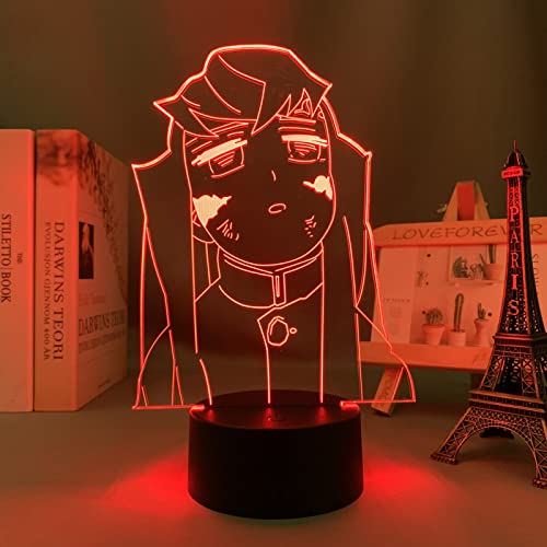 ITOMUN Muichiro Face Anime Figur für Kinder Schlafzimmer Dekor Geburtstagsgeschenk Zimmer Schreibtisch 3D Manga Geburtstagsgeschenk für Jungen Mädchen L-187 von ITOMUN