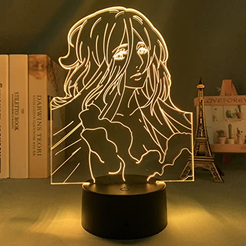 ITOMUN Pieck Finger Manga Shingeki No Kyojin Anime Figur für Kinder Schlafzimmer Dekor Geburtstagsgeschenk Zimmer Schreibtisch 3D Manga Geburtstagsgeschenk für Jungen Mädchen L-238 von ITOMUN