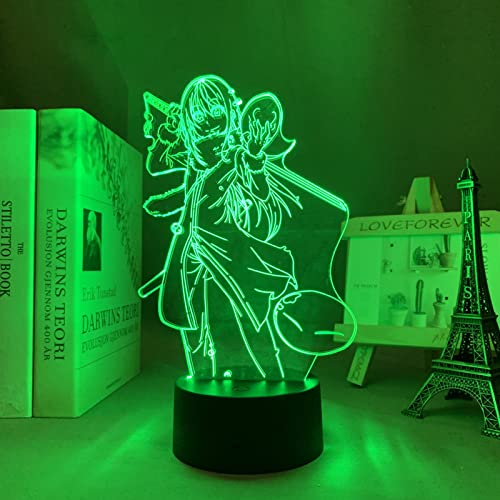 Slime Isekai Anime Figur für Schlafzimmerdekoration Nachtgeschenk Acryl Anime Raumdekoration Geburtstagsgeschenke für Kinder Jungen Mädchen L-170 von ITOMUN