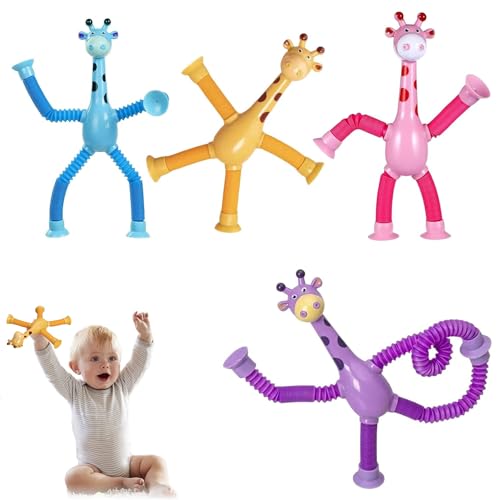 4 Stück Teleskop Saugnapf Giraffen Spielzeug,Giraffen Teleskopspielzeug,Giraffe Pop Röhren Sensorik Spielzeug,Sensorik Giraffenspielzeug,Teleskop giraffenspielzeug,Lustiges Pädagogisches Spielzeug 4 Stück Teleskop Saugnapf Giraffen Spielzeug,Giraffen Teleskopspielzeug,Giraffe Pop Röhren Sensorik Spielzeug,Sensorik Giraffenspielzeug,Teleskop giraffenspielzeug,Lustiges Pädagogisches Spielzeug von IUKUNNE