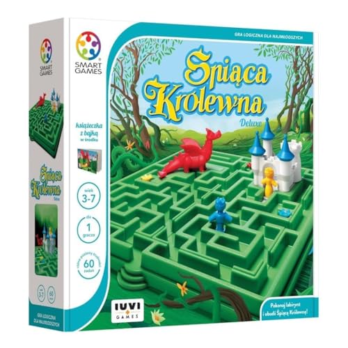 Smart Games - Spiel für 1 Spieler, Einzelspielerspiel - Dornröschen - 60 Aufgaben - für Kinder ab 3 Jahren | Reisespiel von IUVI Games