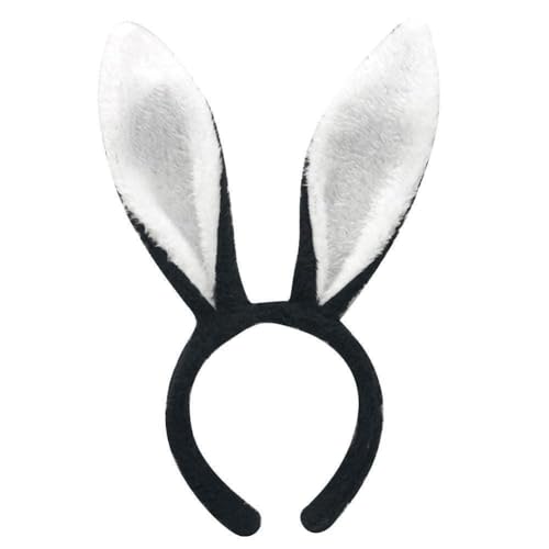 IUYQY Plüsch Bunny Haarband Kaninchen Ohr Stirnbänder Headwear Nette Stirnband Kleid Accesorios für Das Zubehör Haar Haar Kopfschmuck von IUYQY