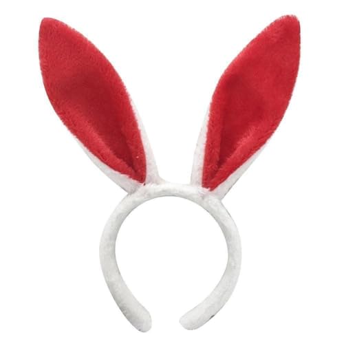 IUYQY Plüsch Bunny Ohren Haarband Weiche Kaninchen Ohren Stirnband Für Frauen Mädchen Anime Zubehör Haar Headwear Hoops Cosplay von IUYQY