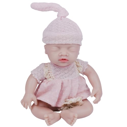 IVITA Ganzkörper Silikon Reborn Baby Puppe Weich Offener Mund Neugeborene Babypuppe Kann Schnuller Fressen Mädchen 17CM IVITA Ganzkörper Silikon Reborn Baby Puppe Weich Offener Mund Neugeborene Babypuppe Kann Schnuller Fressen Mädchen 17CM von IVITA