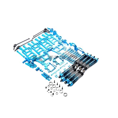 IVLAZLRG 1/10 Scale Car Aluminium Upgrade Zubehör kompatibel mit Modell 94108 und 94111(Bule) von IVLAZLRG