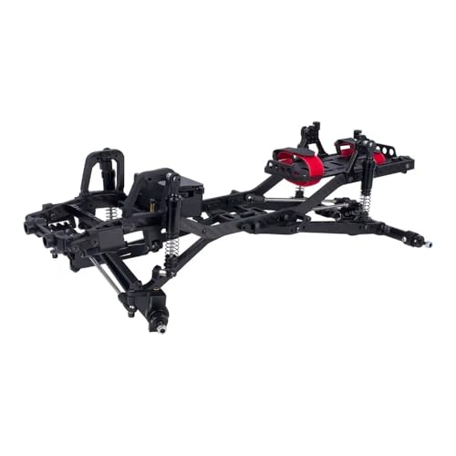 IVLAZLRG 1/10 Skala Metal Crawler Chassis für RC Car III III Pro Twin I-Beam 2WD Pre-Runner Upgrade(Black) von IVLAZLRG