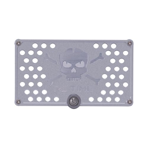 IVLAZLRG 1/10 Skala Universal RC Dachträger für die Hülle -Dekoration kompatibel mit Power Wagon FJ40 Performance Housing(02 Silver) von IVLAZLRG