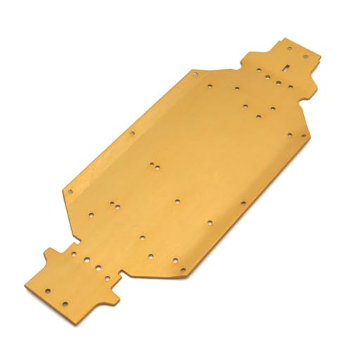 IVLAZLRG 1/14 144010 144001 144002 RC -Auto -Upgrade -Teile Metallbasisplatte kompatibel mit Fernbedienungsautos(Golden) von IVLAZLRG